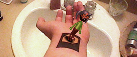 augmented reality tattoo + 3ds