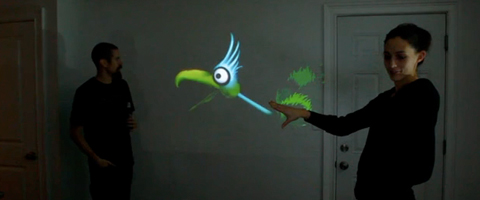 Interactive Kinect Puppet