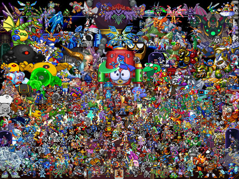 Mega Man Collage