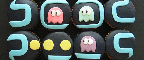 Pac-Man Cupcakes