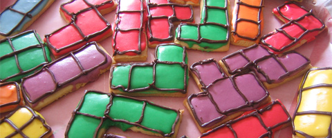 Tetris Cookies